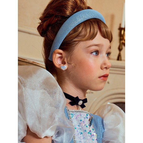 오로라 펄 하트 자석 귀걸이