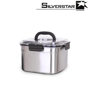 [BIZ][SILVERSTAR] 실버스타 오아이씨 국내산 돔형 스텐김치통 핸디 19호 4,700ml