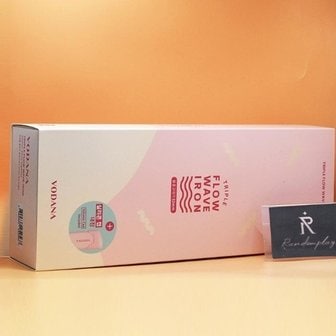  보다나 트리플 플로우 물결고데기 32mm 핑크바닐라 실리콘 캡 내장