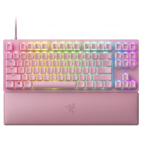 Razer Huntsman V2 Tenkeyless Linear Optical Switch Quartz Pink 8000Hz 레이저 텐키리스