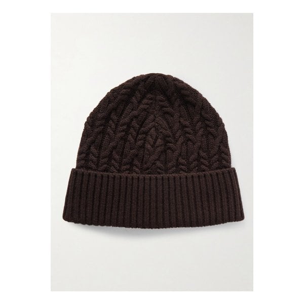 미스터 피 케이블 니트 울 비니 46376663162914504