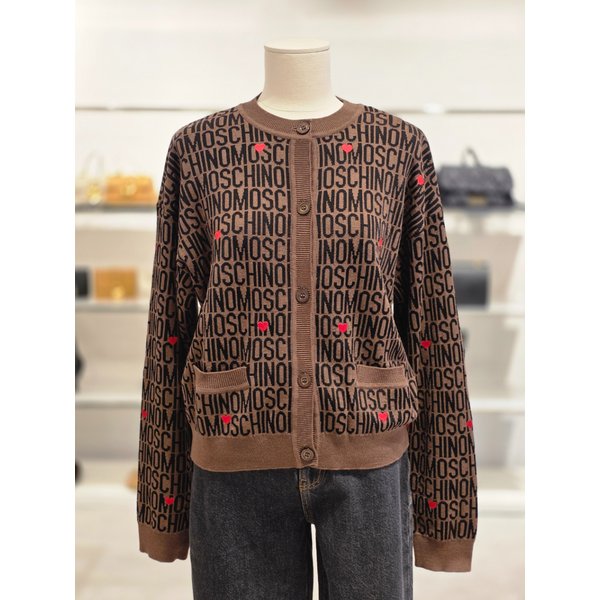 [여주점] 모노그램 하트자수 가디건 (090477001103)