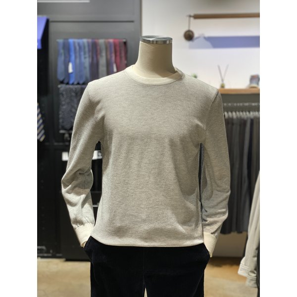 [시흥점] S/S 그레이 배색 짜임 니트 (RRAMKT06A)