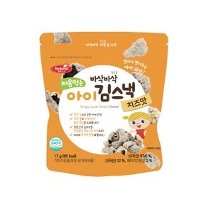 처음 먹는 아이 김스낵 치즈맛 1개 아기 과자 간식 김부각