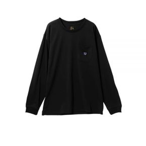 NEEDLES 니들스 LS Crew Neck Tee Poly Jersey - BLACK (PU307) (롱슬리브 크루넥 티)