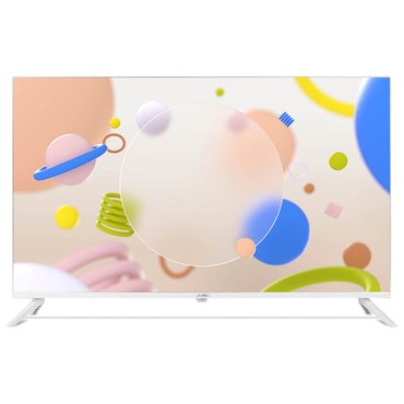  라익미 스마트 N55 오프화이트 제로베젤 THE AI 구글 TV  스탠드기사설치