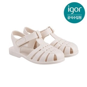 [IGOR] 이고르 클라시카 벨크로 크림 여아 젤리샌들 아쿠아슈즈