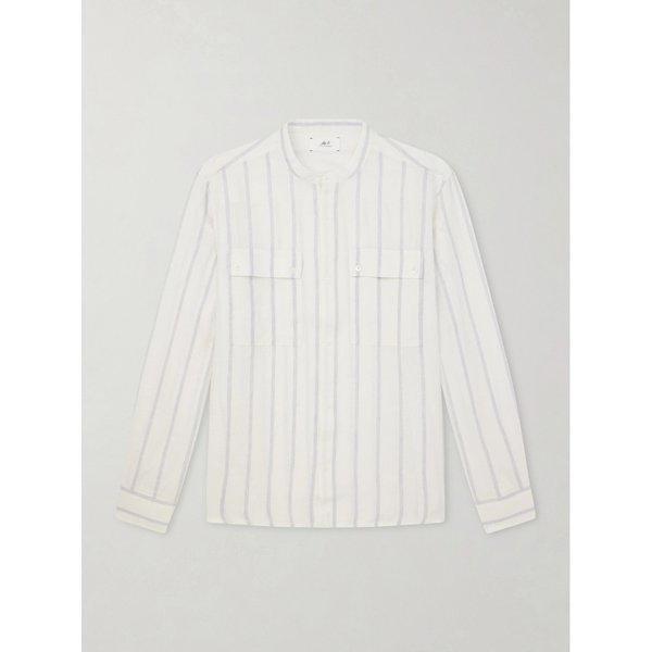 미스터 피 스트라이프 리넨 셔츠 46376663163002786