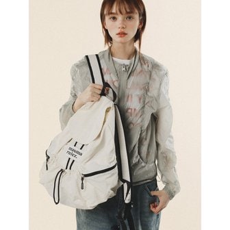 마스마룰즈 String flap backpack _ Ivory