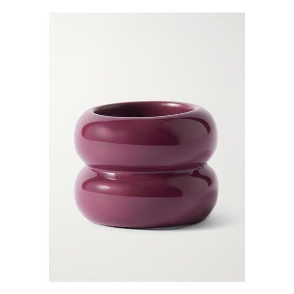 언커먼 매터스 브레브 코팅 우드 링 버건디 1647597348679343