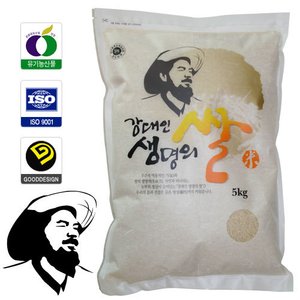 후레쉬바이 [참다올][유기농]강대인생명의쌀 백미 10kg(5kg x2ea)