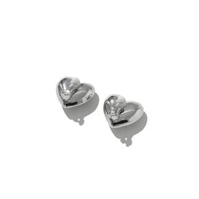 lotsyou_Heart Chocolate Earing Silver