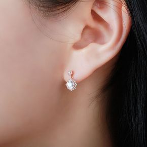 5부 다이아 귀걸이 IGI GIA 랩 벚꽃 블라썸 프로포즈 여자 친구 선물 기념일 생일