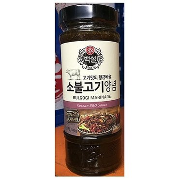  소불고기 양념 백설 500g 고기 액상 소스 식당 업소용 (W3E1AF1)