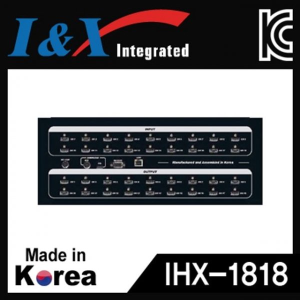 분배기 tv분배기 아이앤엑스 HDMI 매트릭스 IHX-1818 18대18