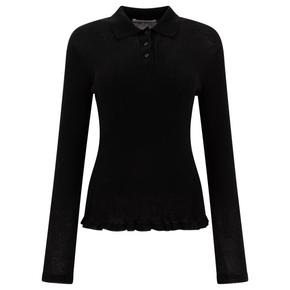 세실리아 반센 긴팔 티셔츠 3 24KNI50005ODA TOP BLACK Black