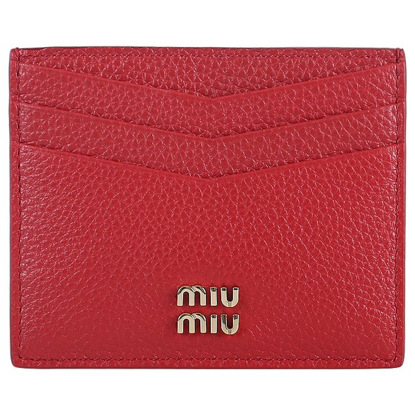 [시흥점] 26SS 로고 레더 카드지갑 (5MC002 ADT7 F0011)