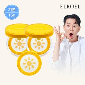 파데프리 선쿠션 본품 15g x 2개 (+리필 15g 1개 증정)_ELROEL