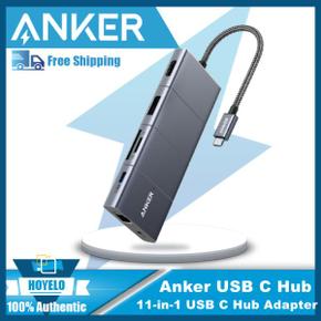 USB C 허브 PowerExpand 11-in-1 USB C 허브 어댑터 4K60Hz HDMI 및 DP 100W 전원 공급 장치 포함