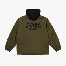 [여주점] [여주점]GRAFFITI COACH JACKET  OLIVE GREEN