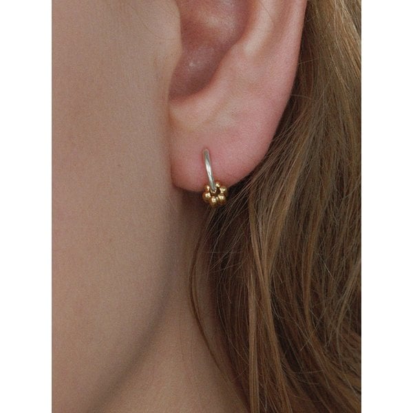 [7차 리오더] Canele Hoop Earrings (Gold)