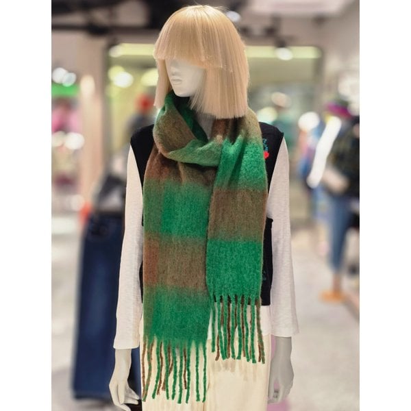 [파주점] 체크 머플러 BCMFA2561-GN