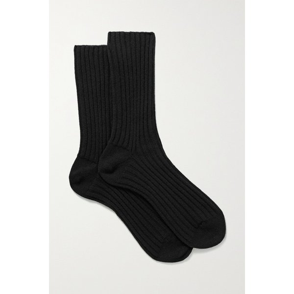 골지 캐시미어 양말 블랙 38063312420722223