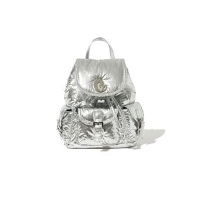 lotsyou_Cloudy CHUBBY Backpack Silver