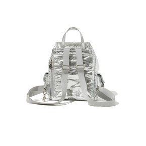 lotsyou_Cloudy CHUBBY Backpack Silver