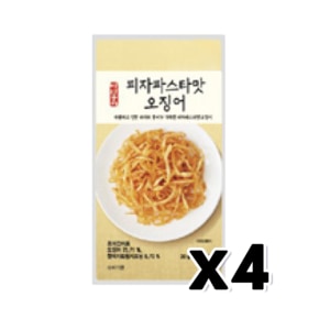 썬푸드 피자파스타맛 오징어 안주간식 30g x 4개