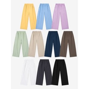 Washed vacation linen pants_10color