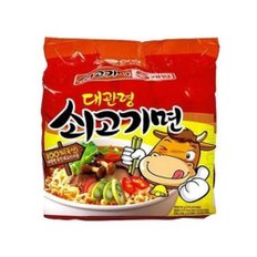 삼양 쇠고기라면 120g 멀티5입 x8개