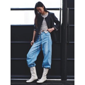 Collarless Midi Jacket  Ash (KE5311M024)