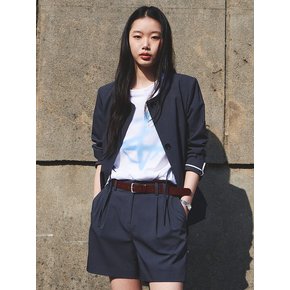 Collarless Midi Jacket  Ash (KE5311M024)