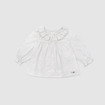 슈슈앤크라 mini 브리첼 블라우스 ㅡ 블루