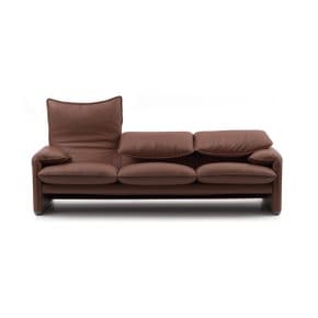 [Cassina 공식수입원] Maralunga 40, 3-Seater (Moka/Walnut)