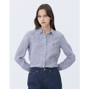 [24SS] [린넨100%][스테디셀러]네이비 스트라이프 린   WSSH4B310N2
