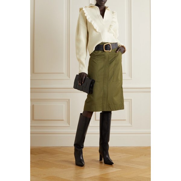 러플 리브 울 스웨터 43769801095793538