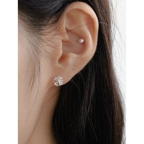 [SILVER925]CUBIC CLOVER EARRING
