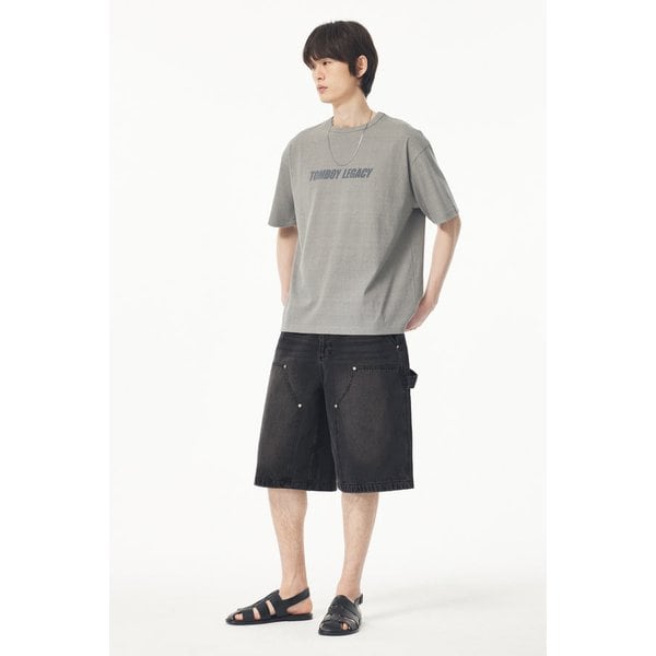 [MEN] 더블니 하프 데님팬츠 91M5262331084
