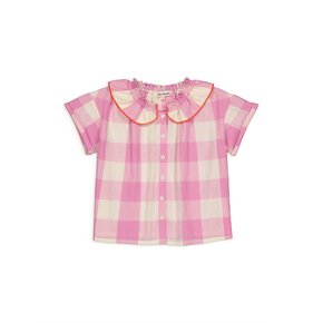 [공식스토어] 칼리 블라우스 체크 SS25-CARBLCHL