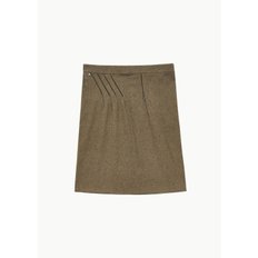 블레스 24SS SMLXL SKIRT IN KHAKI