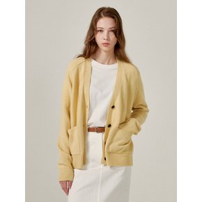 Loose cardigan (Yellow)