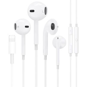 미국 뱅앤올룹슨 헤드셋 2 PacksApple Earbuds for iPhone Headphones Wired Lightning Earphone