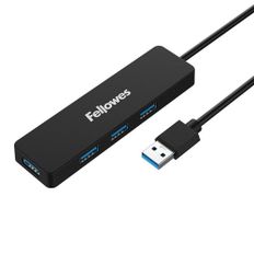  USB 3.0 4포트 허브 블랙 FELLOWES