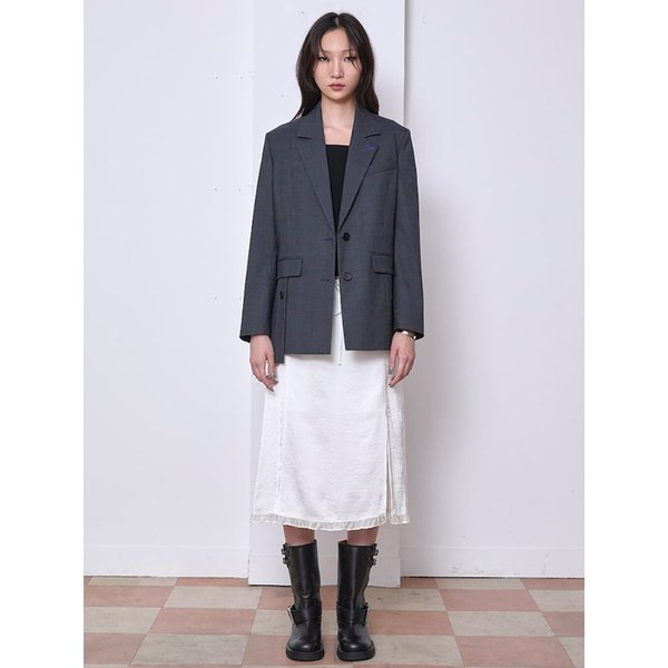Signature Semi Overfit Jacket  Ash (KE5811M014)