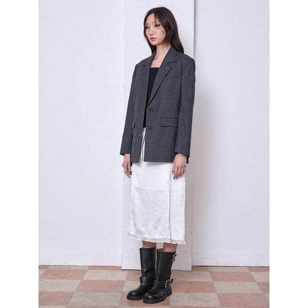 Signature Semi Overfit Jacket  Ash (KE5811M014)