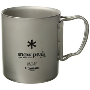 스노우 피크 (snow peak) 티타늄 더블 머그 450 [용량 450ml] MG-053R