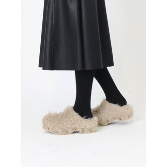 셰르뚜아 서울 Shearling Clog Mule ivory