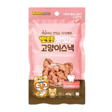 뽀로로펫 고양이스낵 연어+새우+닭 40g x 12입